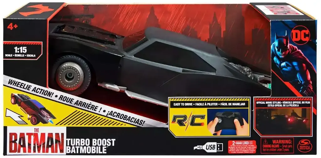 Batman Movie Batimovil Rc Turbo Boo