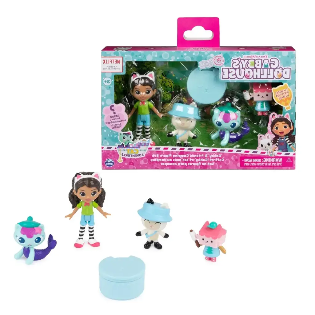 Gabby's Dollhouse Set De Figuras Para Acampar