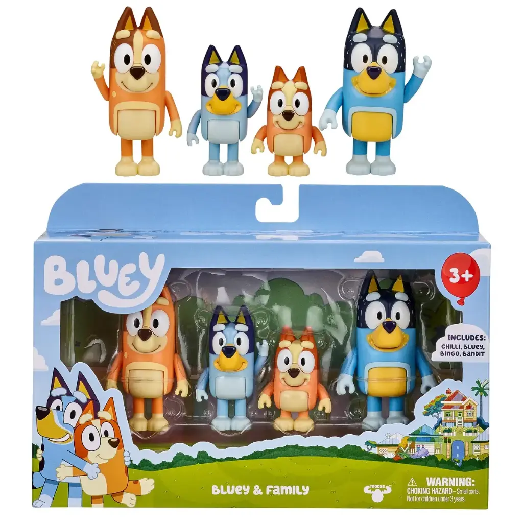 Bluey Set Figura X 4 S11 Surt.