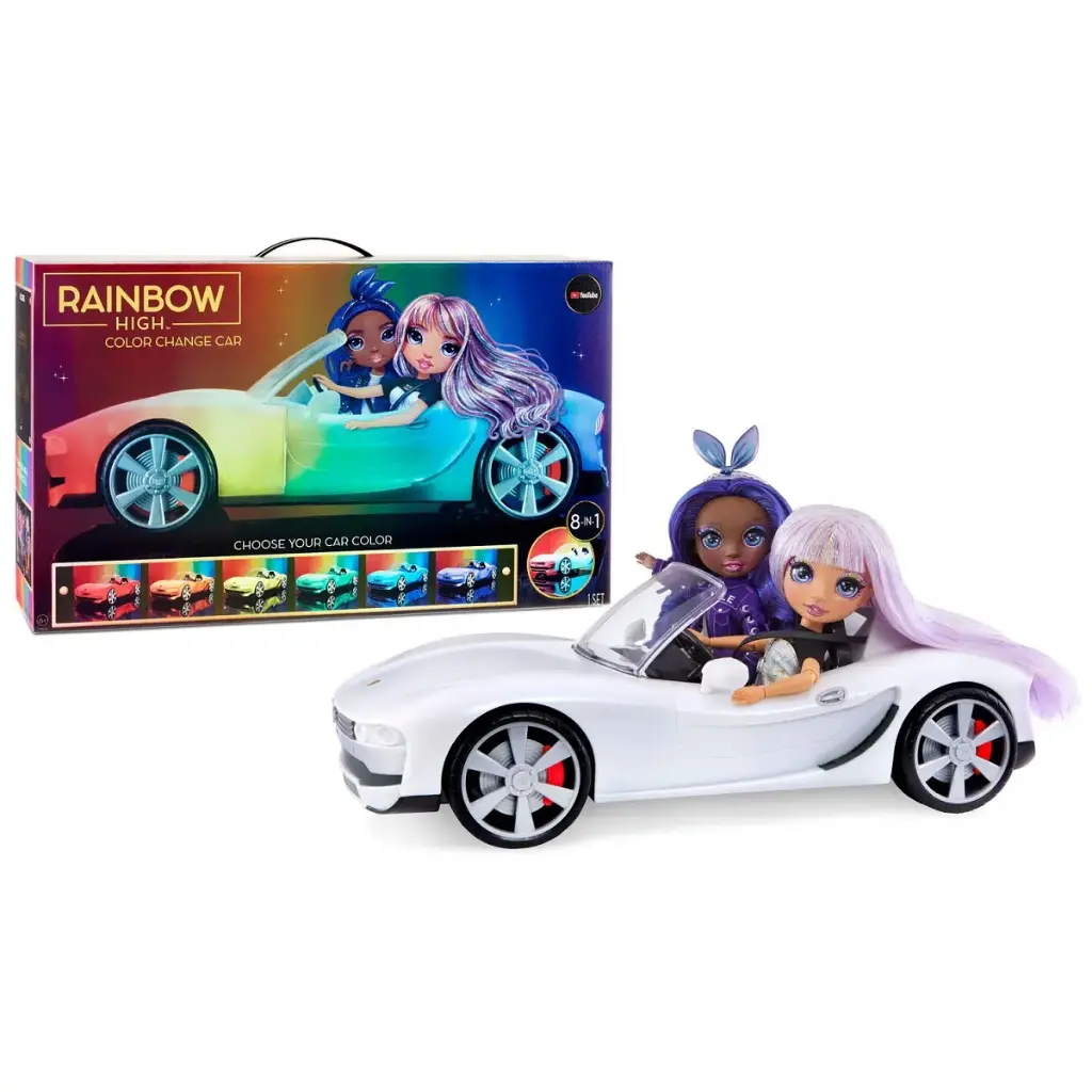 Rainbow High Color Change Car      