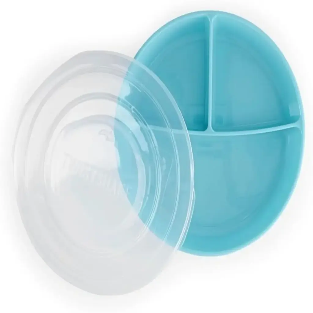 Plato Dividido Twistshake 6+M Azul      