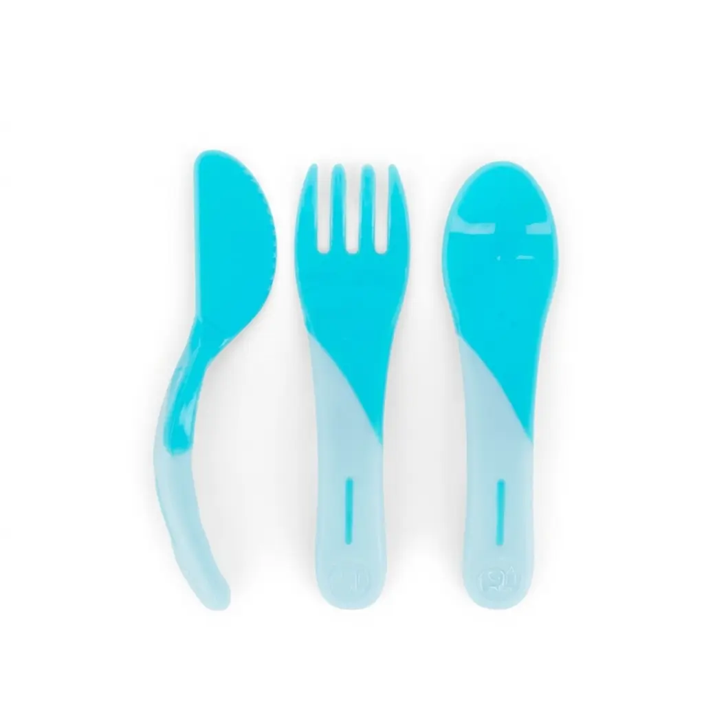 Cubiertos De Aprendizaje Twistshake 6+M Azul (114276419)    