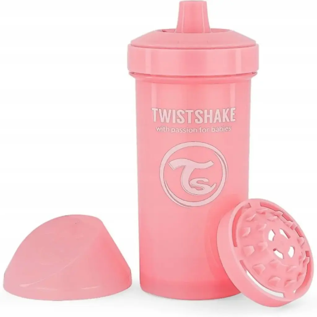 Vaso Twistshake Kid Cup 360ml 12+M Rosado    