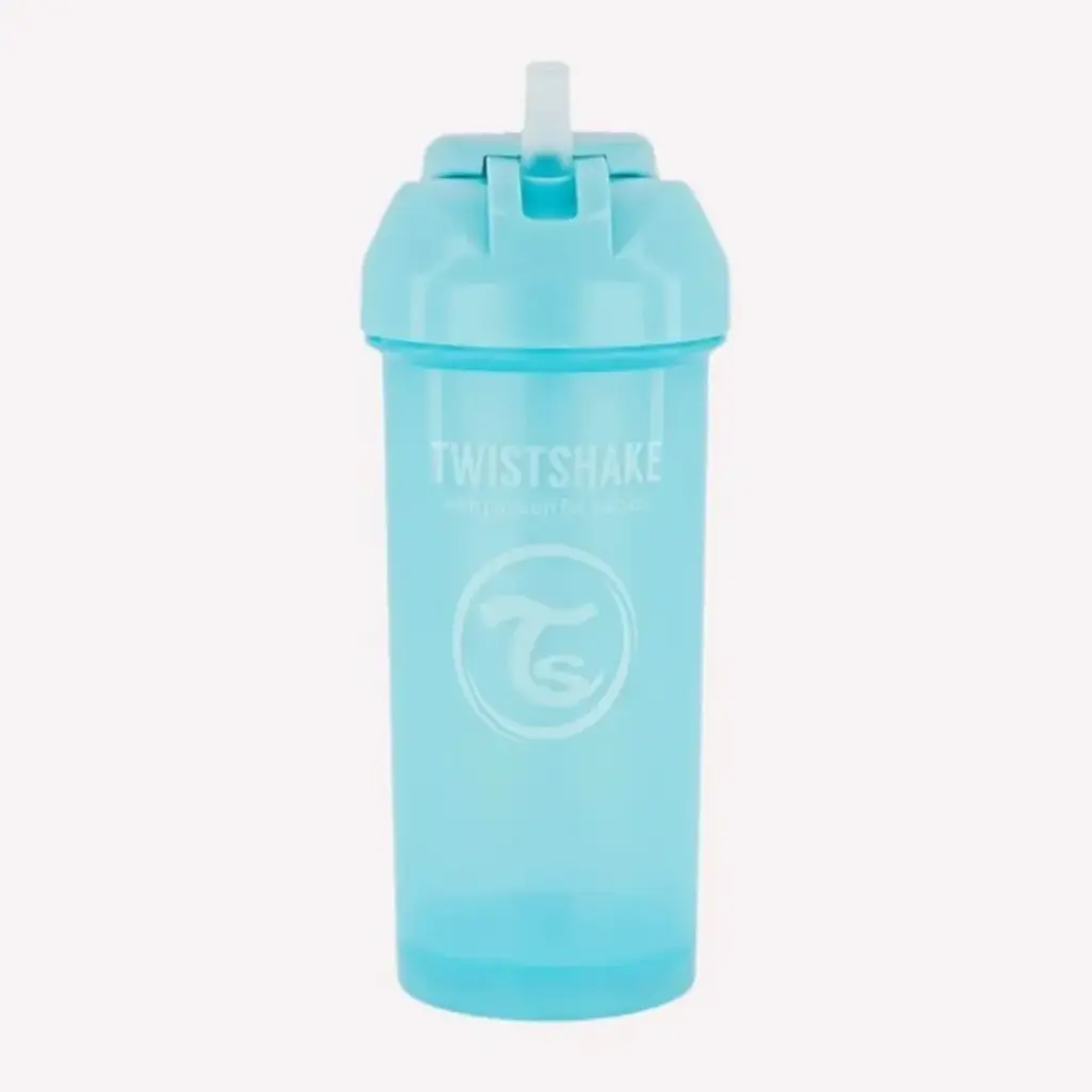 Vaso Con Pitillo Twistshake 360ml 6+M Azul 