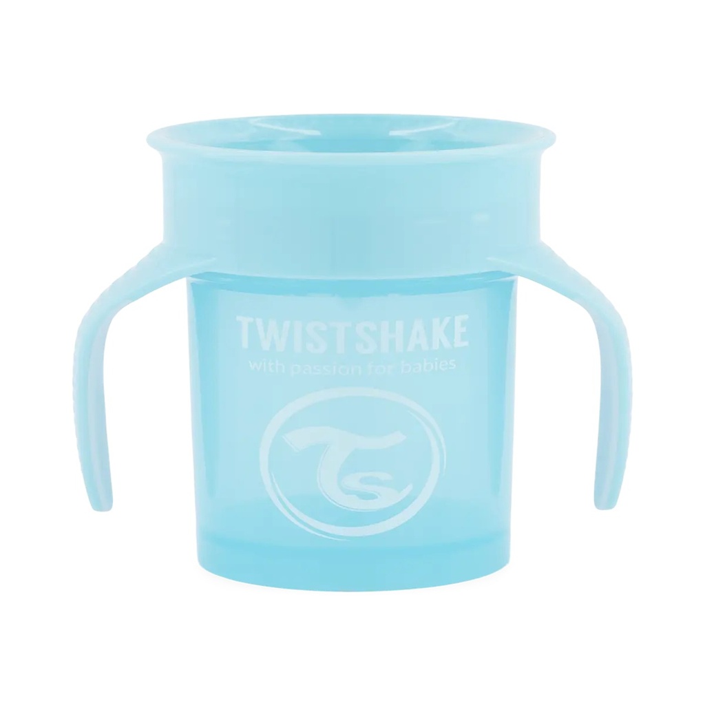 Vaso Twistshake 360 6+M Azul      