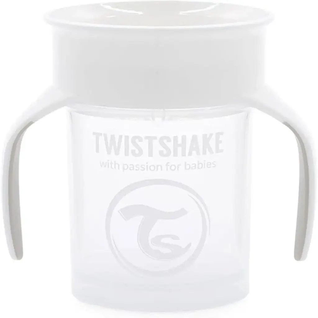 Vaso Twistshake 360 6+M Gris Blanco     