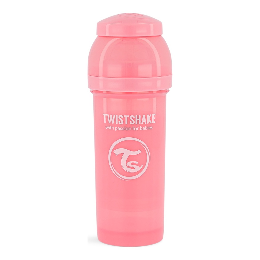 Tetero Twistshake Anti-Cólico 260ml Rosado (114272400)     