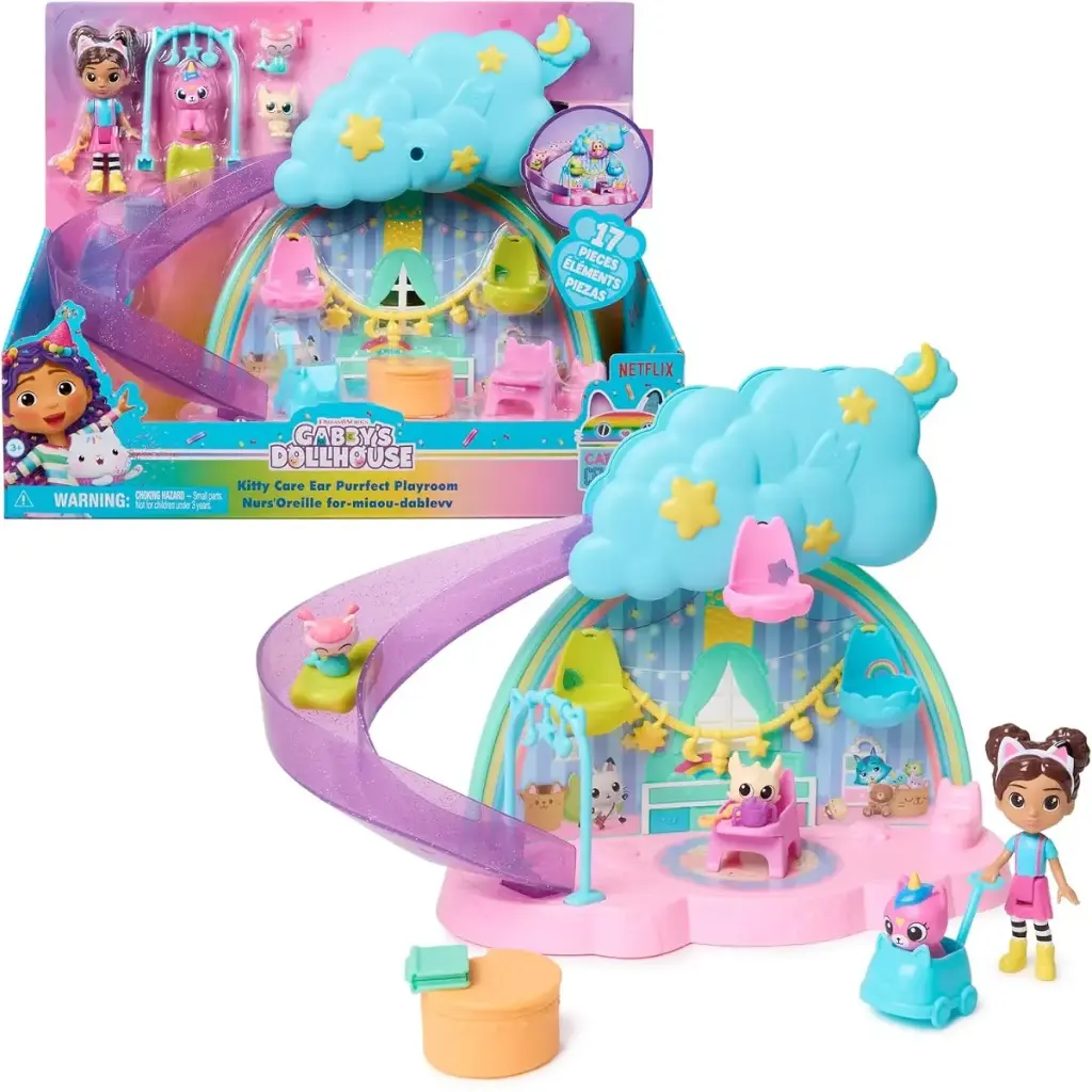 Gabby Doll House Set Salon Juego de Gatos 6071538