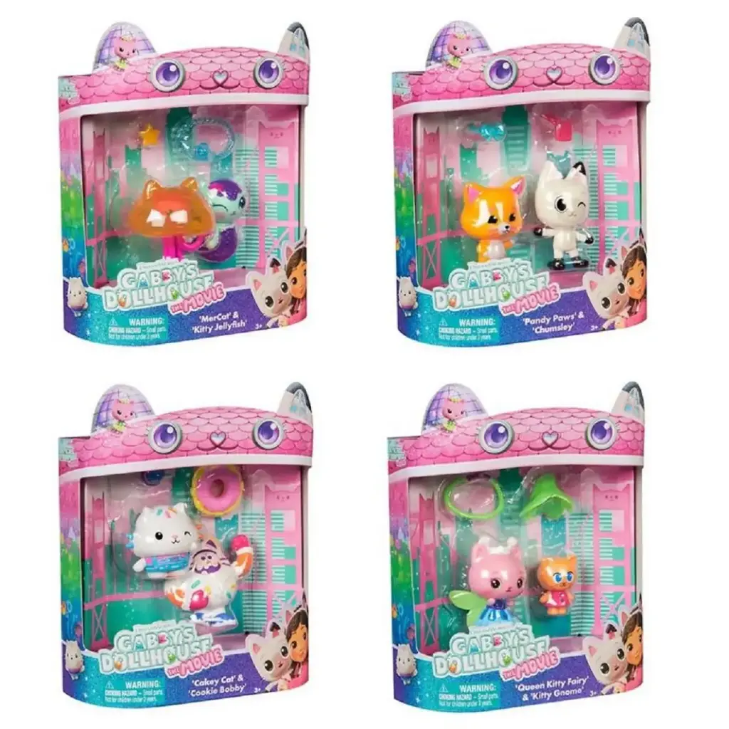 Gabby's Dollhouse Movie Fig x2 Surt