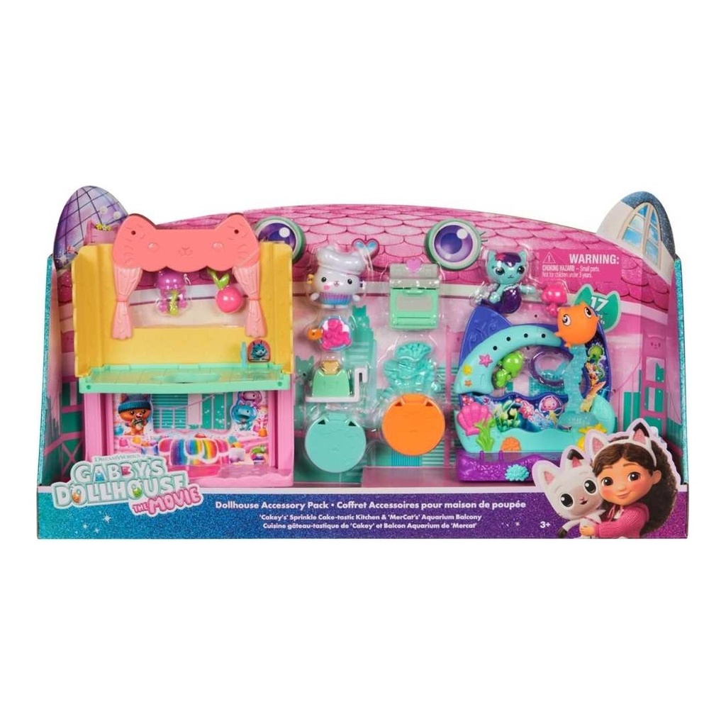 Gabby's Dollhouse Movie Set Espacios x2  6074818