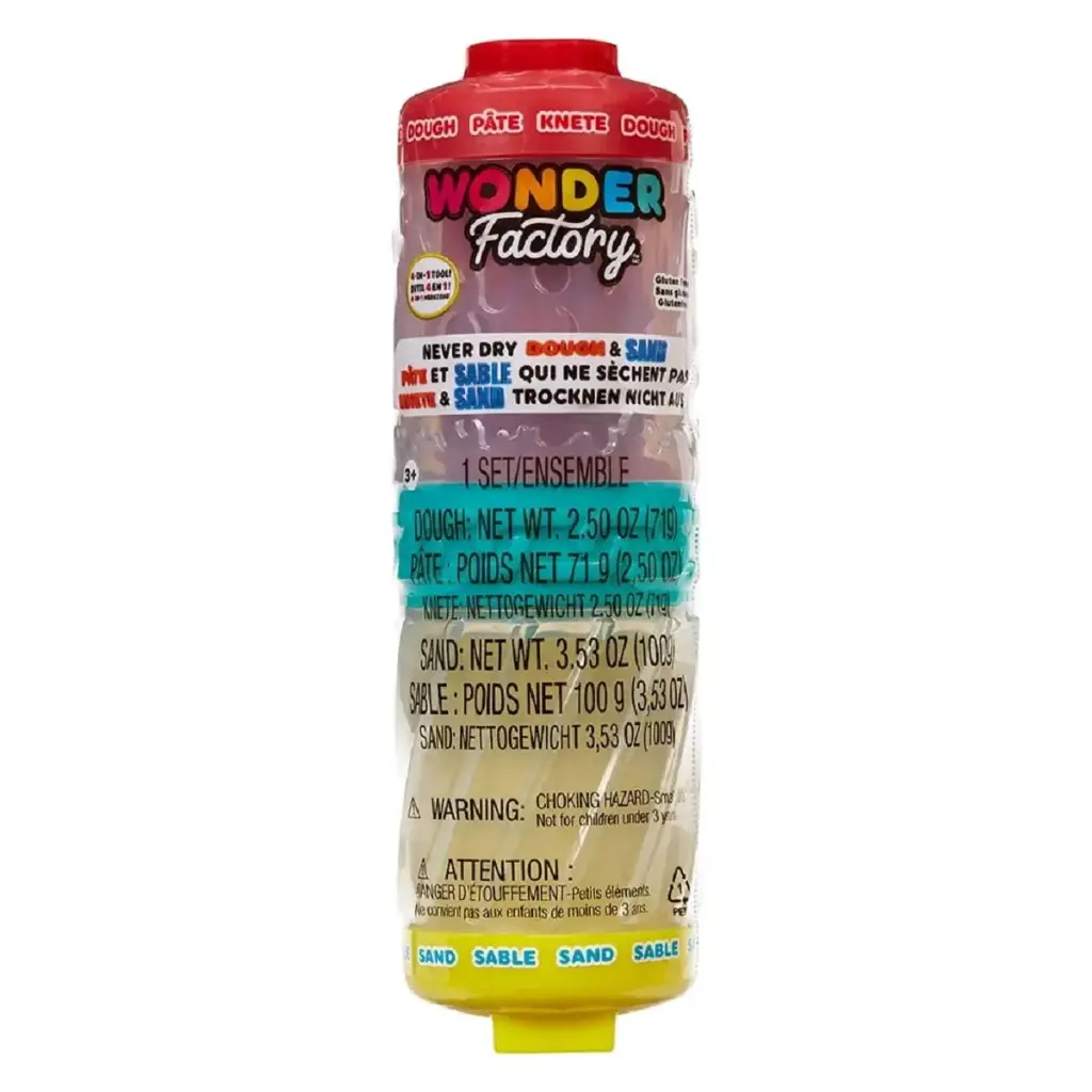 Wonder Factory Never Dry Dough/Sand-R/Y