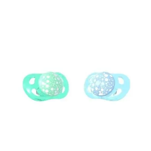Chupones Twistshake 2x gris y blanco 0- 6m 