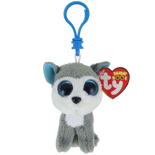 Ty Beanie Babies Clip Slush lobo