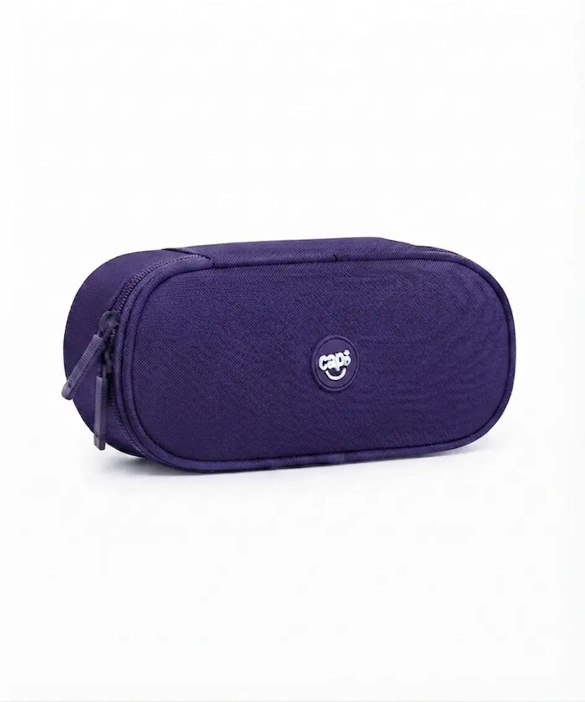 Cartuchera ovalada morado Capi