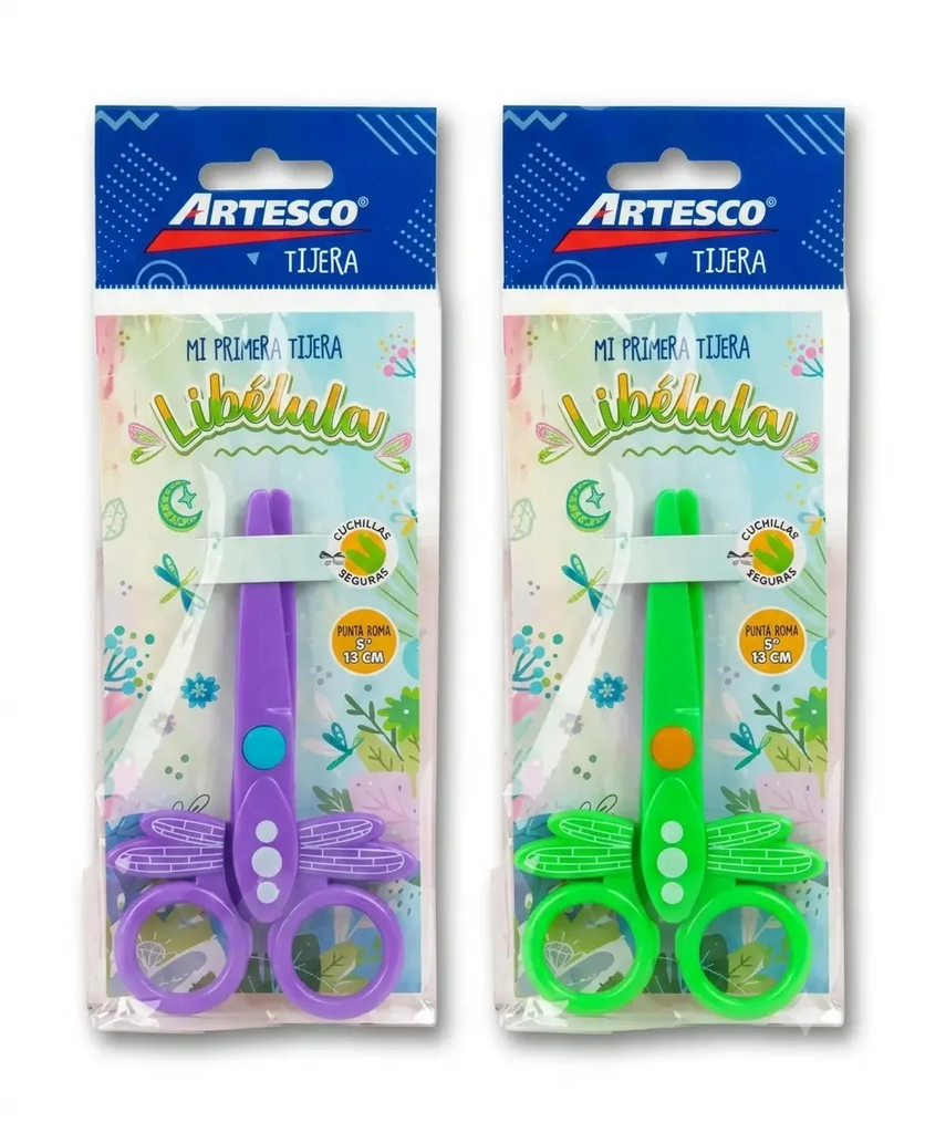Tijera Pre Escolar Libelula Artesco