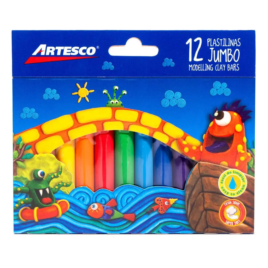 Plastilina 12 Colores 180G