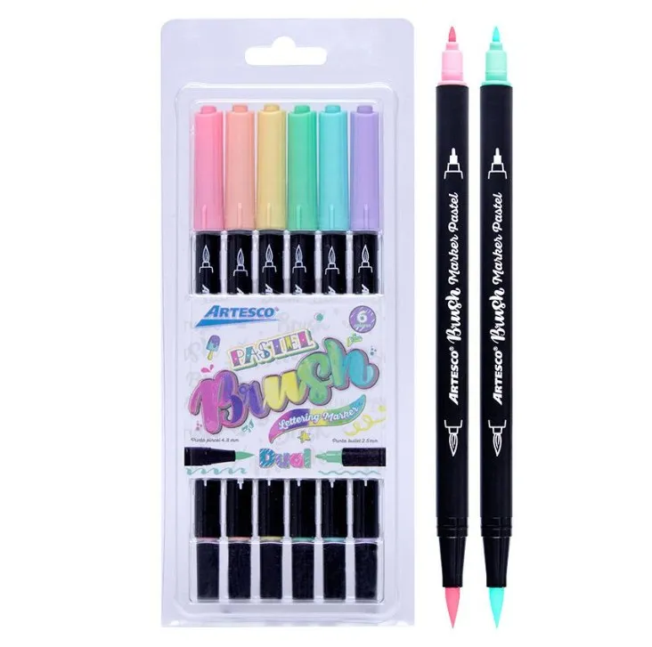 Marcadores dual brush