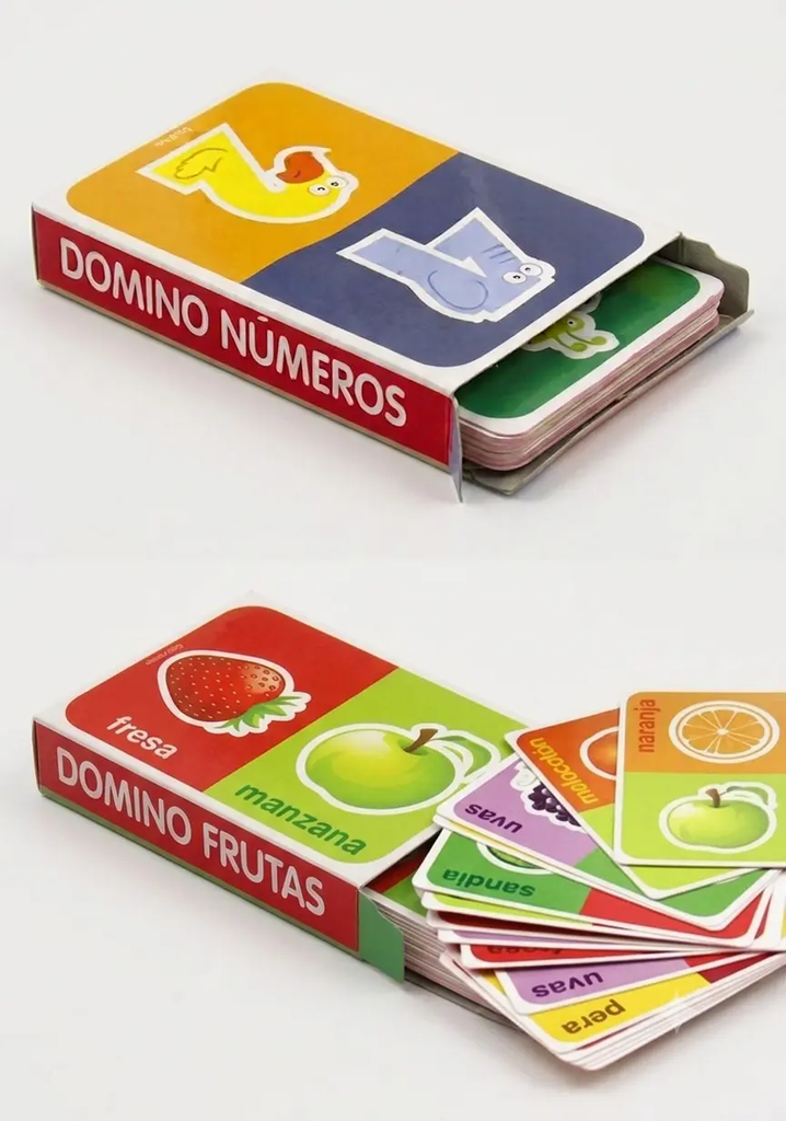 Barajas educativas (Números, Frutas, Animales)