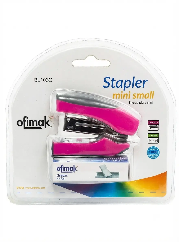 Engrapadora small + 1000 grapas Ofimak