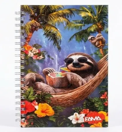 Cuaderno espiral grande 6 materias