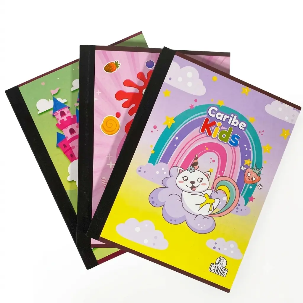 Cuadernos Caribe Doble Línea Grande empastado Caribe