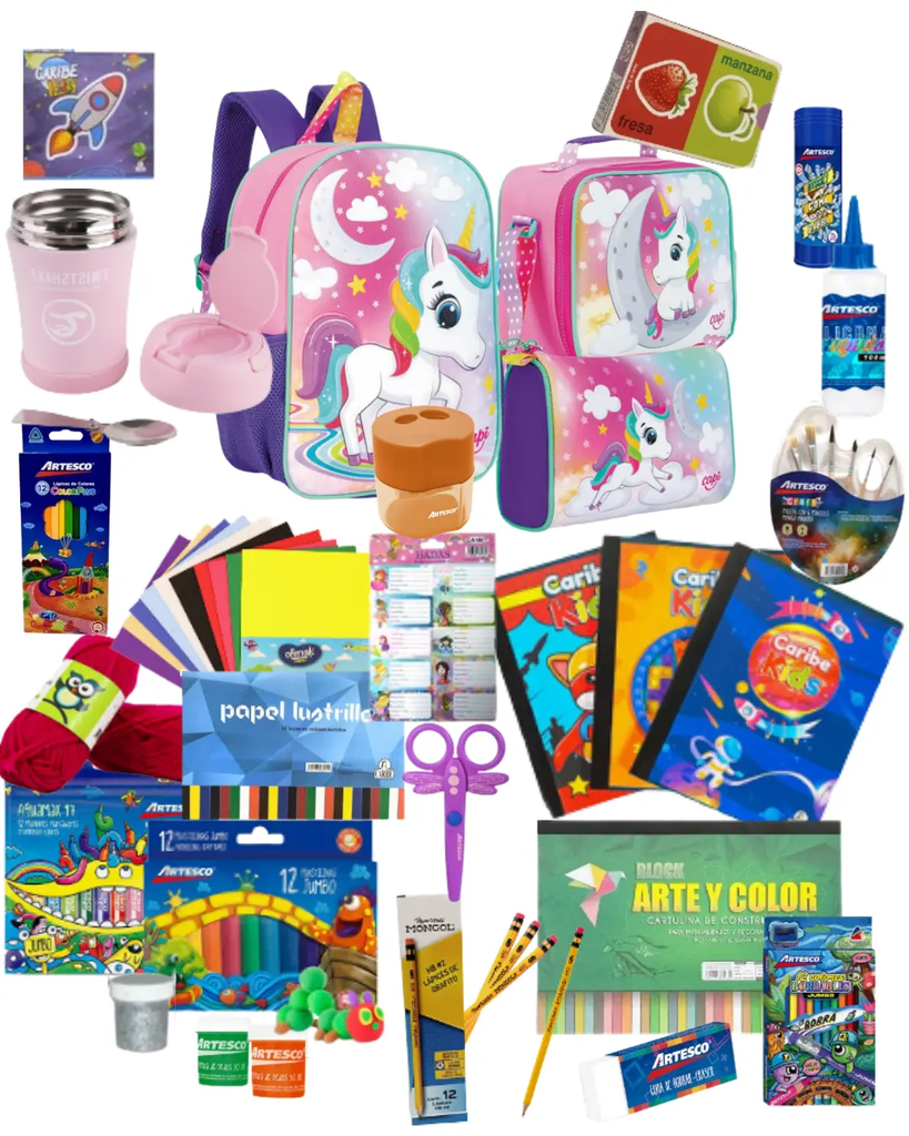 Clásico Escolar Integral Preescolar Unicornio