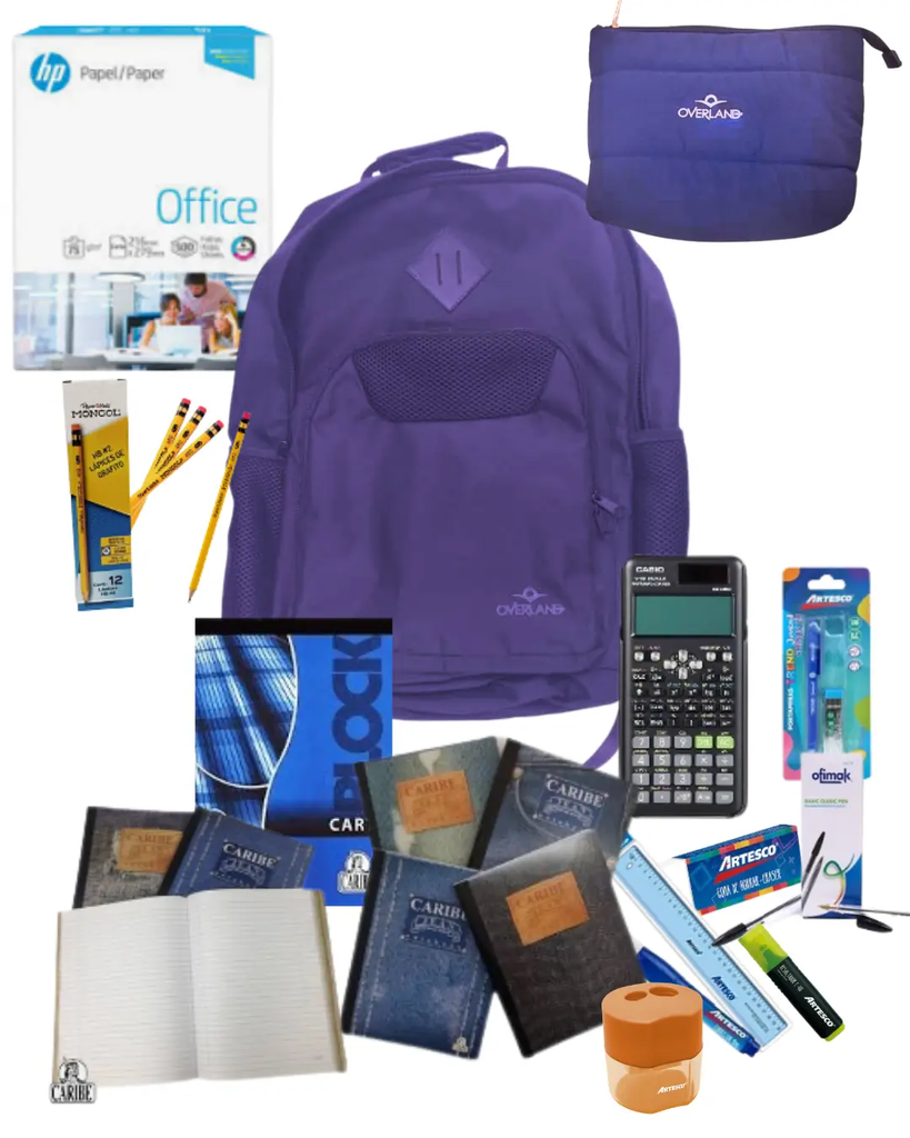 Clásico Escolar Técnico Bachillerato Morado