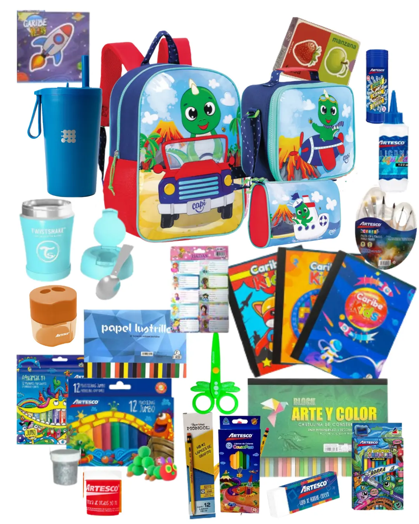 Esencial Escolar Flexible Preescolar Dino
