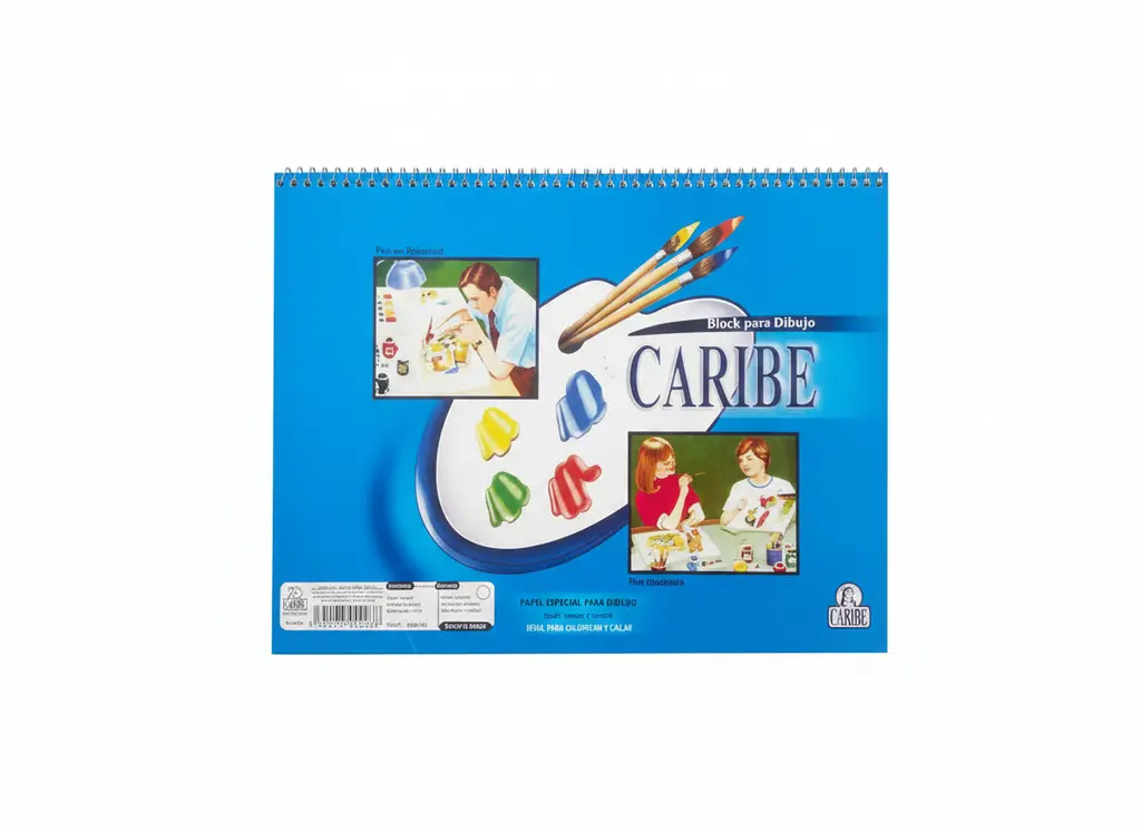 Block Caribe de dibujo espiral Caribe