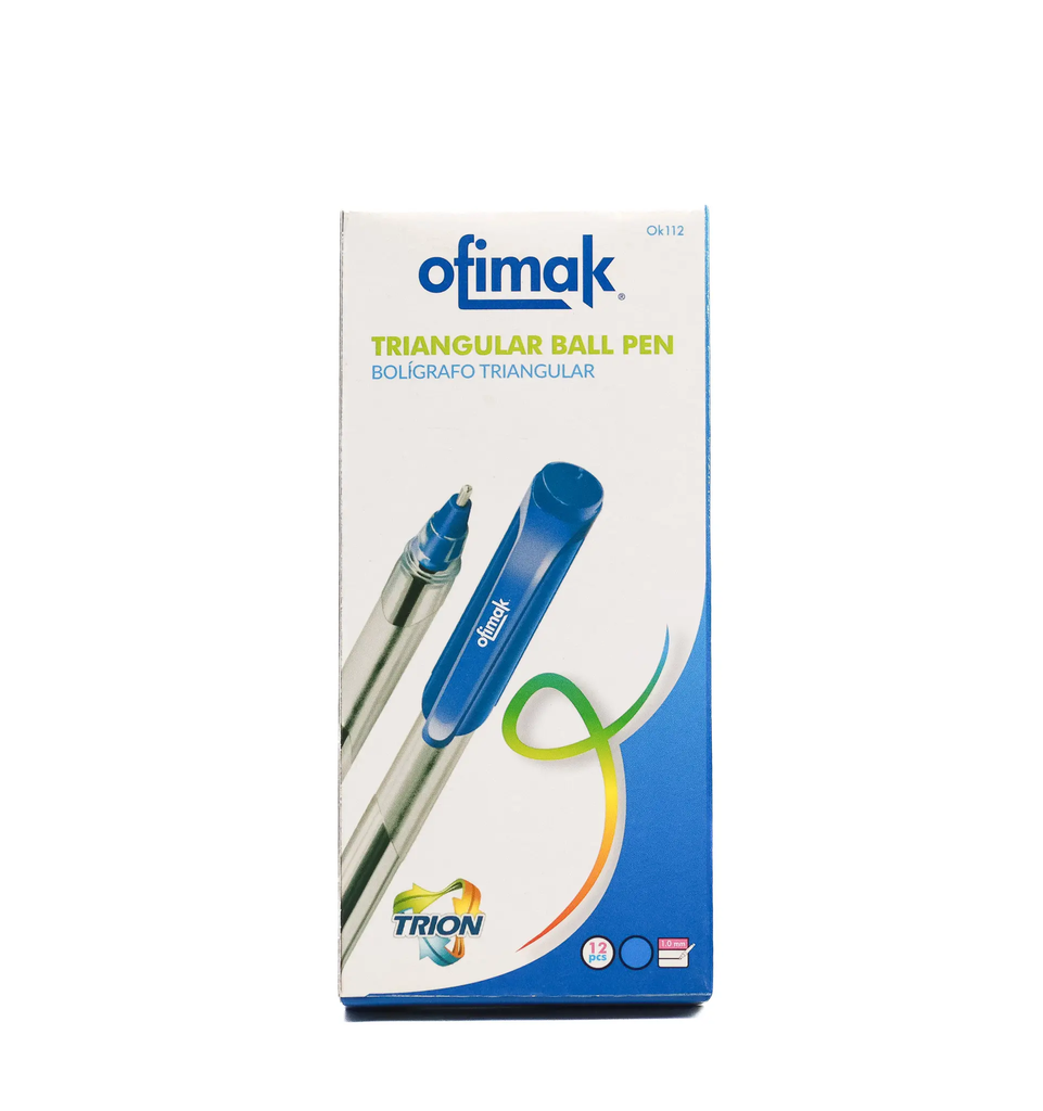 Boligrafo azul Basic Clasic 12 Und Ofimak