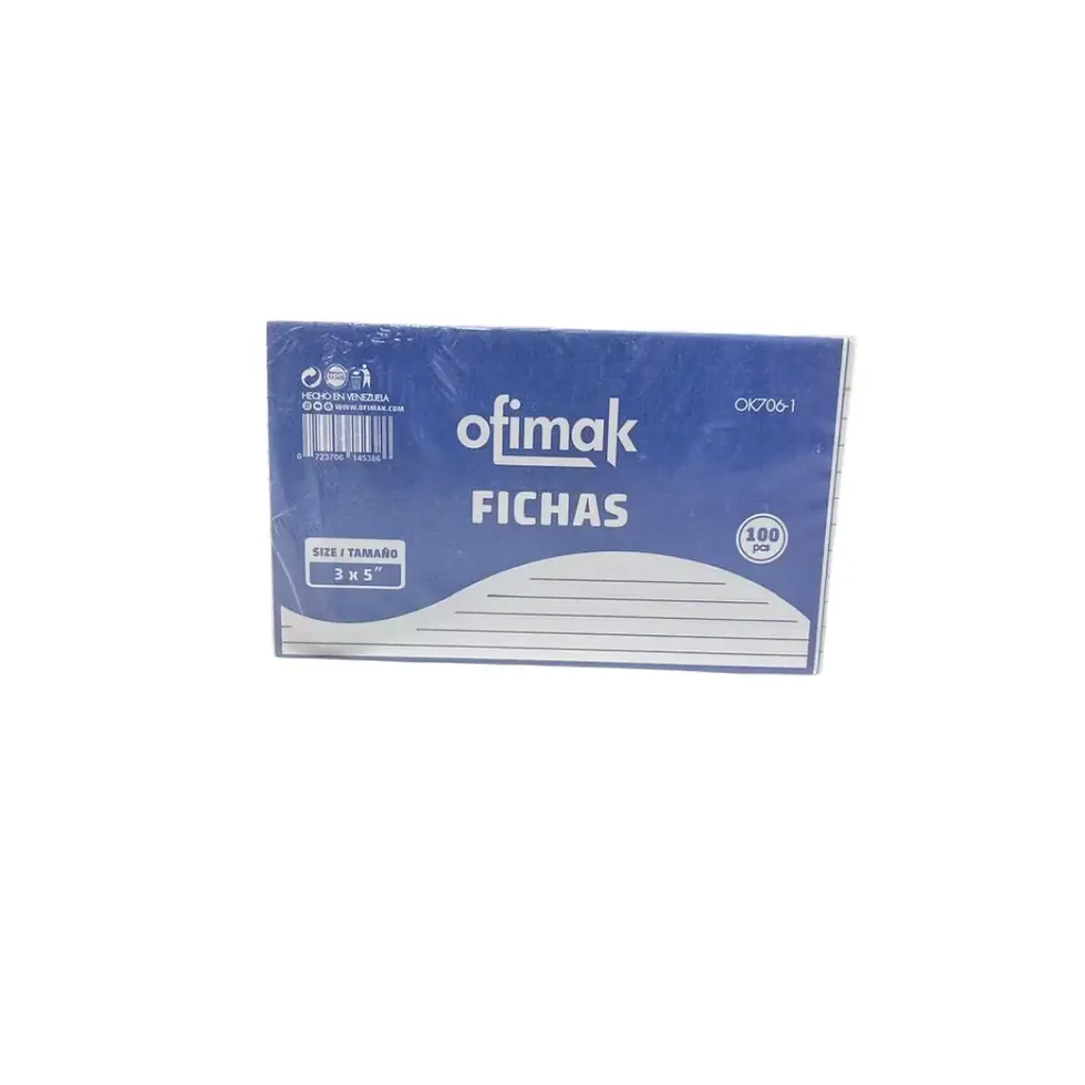 Ficha escolar 3x5 Ofimak