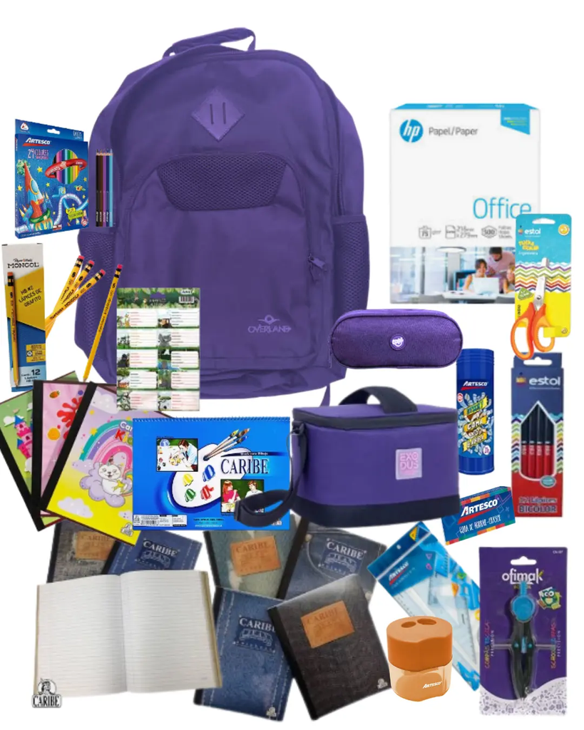 Clásico Escolar Primaria Morado