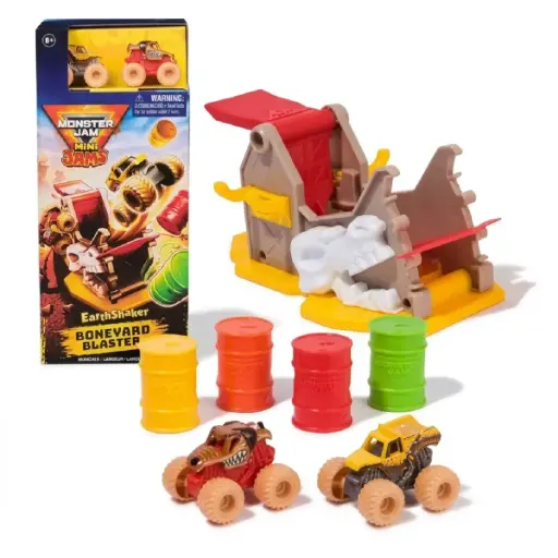 [6069771] Monster Jam Set Lanzador Mini Jams 