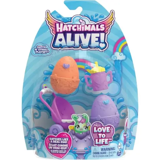 [6067741] Hatchimals Alive Set Coche C/2 Bebés