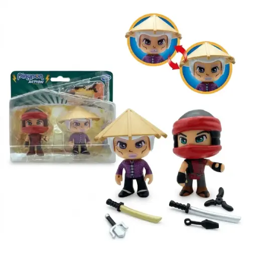 [PNC28000] Pinypon Action The Ninja Sensei & Kohai