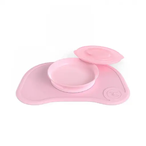 [78439] Twistshake Click-Mat Mini + Plato Rosado     