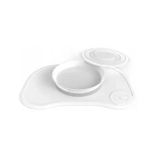 [78443] Twistshake Click-Mat Mini + Plato Blanco     