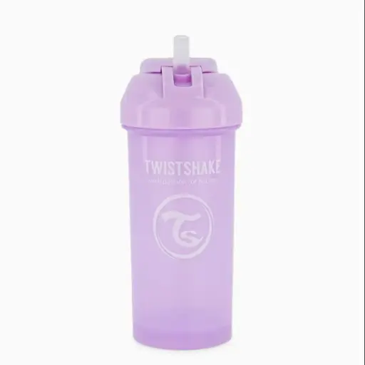 [78591] Vaso Con Pitillo Twistshake 360ml 6+M Pastel Morado   