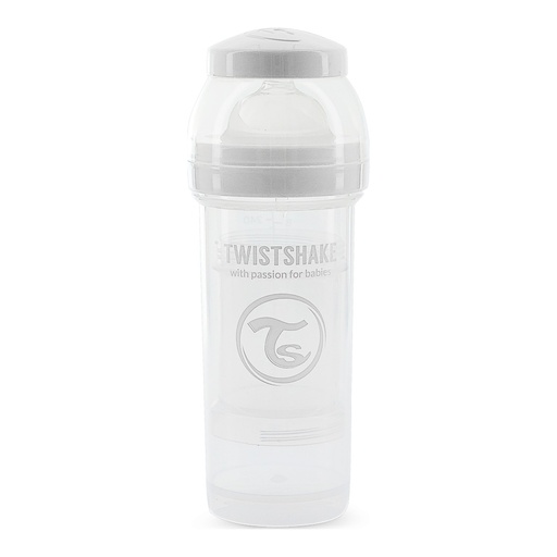 [78012] Tetero Twistshake Anti-Cólico 260ml Blanco 