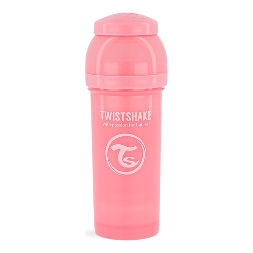 [78255] Tetero Twistshake Anti-Cólico 260ml Rosado (114272400)     