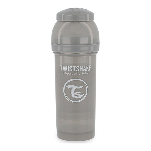 [78260] Tetero Twistshake Anti-Cólico 260ml Gris Pastel     