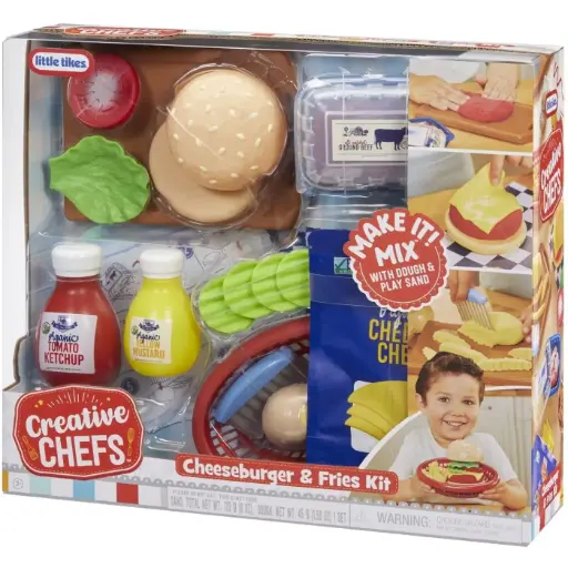 [643194] Creative Chefs Cheeseburger And Fries Kit