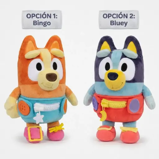 [18980] Bluey AmigosS3 Peluche Bebe Vste y Juega 18980