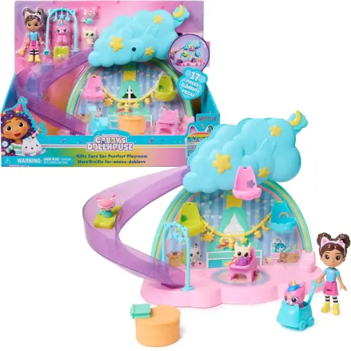 [6071538] Gabby Doll House Set Salon Juego de Gatos 6071538
