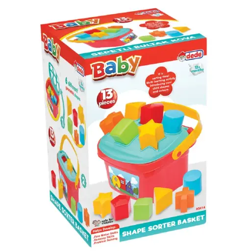 [3414] Baby Shape Sorter Basket 3414