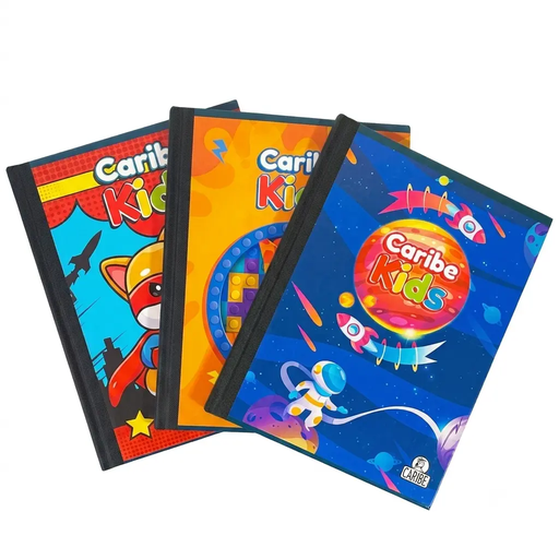 [CDLCARIBEP] Cuadernos Caribe Doble Línea Pequeño empastado Caribe